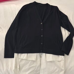 Women's Black Cardigan Sweater